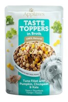Dog kapsa Toppers Broth tuňák s dýní 85g 