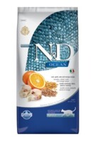 N&D OCEAN CAT LG Adult Codfish & Orange 10kg 