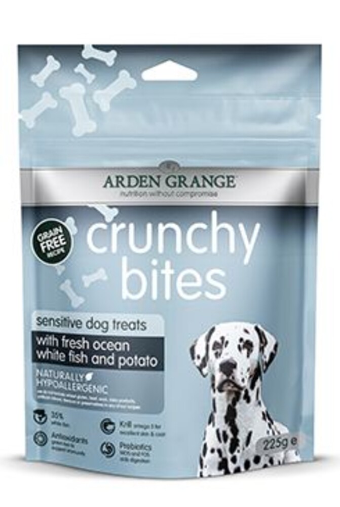 Crunchy Bites GF Sen.Oc.Wh.Fish&Pot.225g