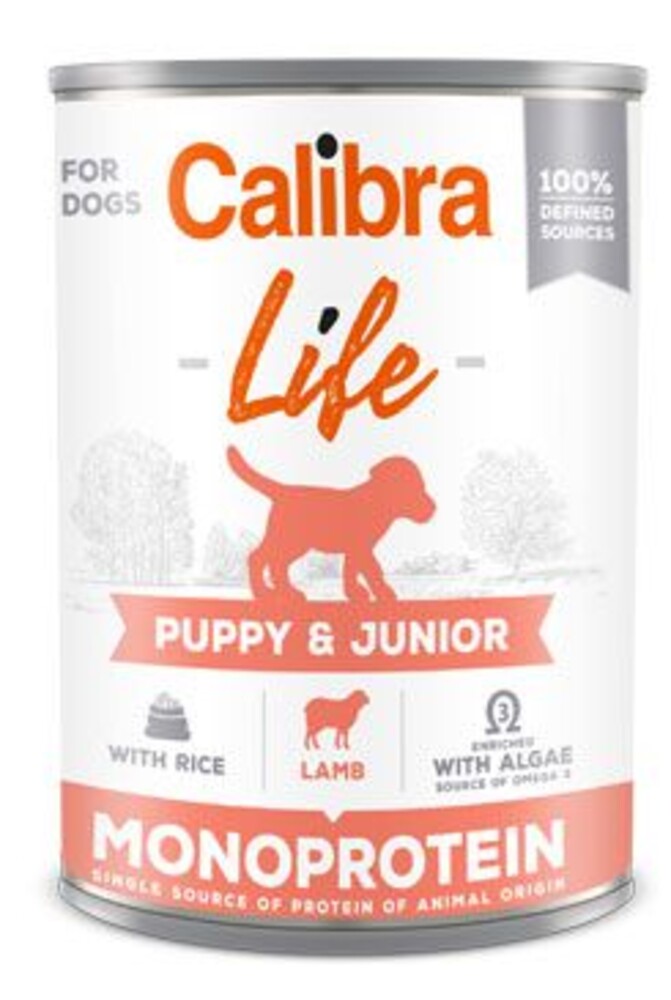Dog Life  konzerva Puppy&Junior Lamb&rice 400g