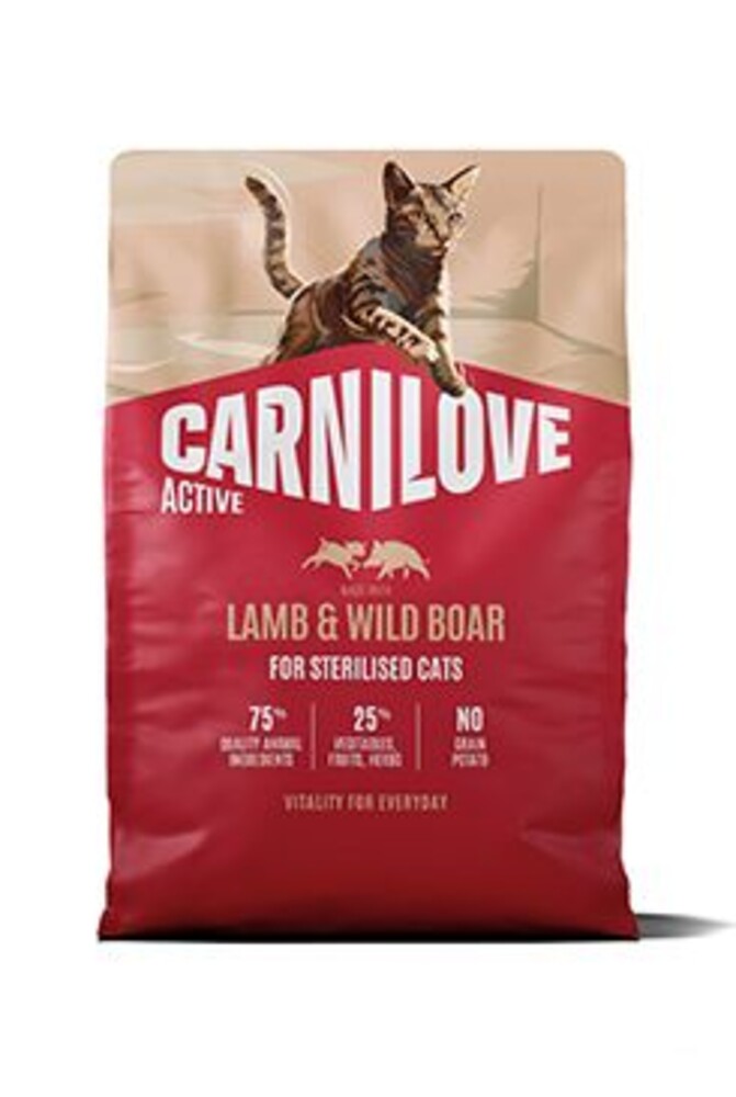 Cat Active Dry Lamb& Wild Steril.Ad.AB 2kg