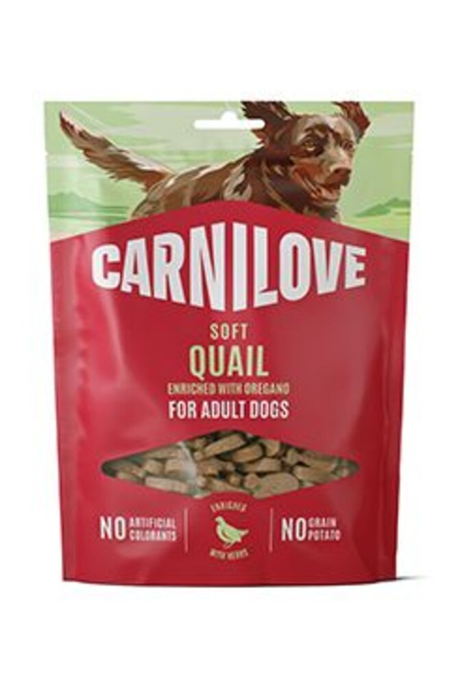 Dog Soft Snack Quail+Oregano 200g