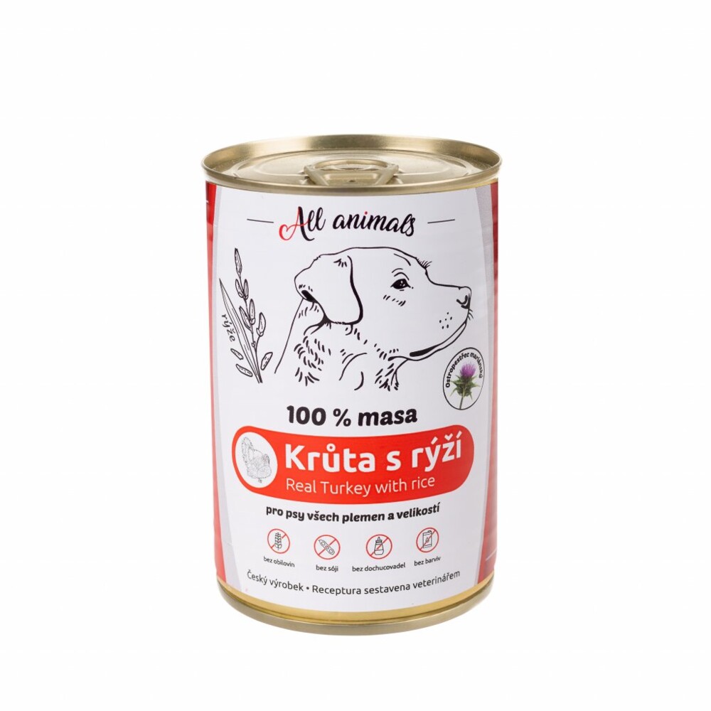 Krůta mletá s rýží 400g
