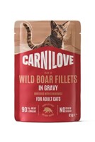 Cat Pouch Gravy Wild Boar+Chamomile 85g 