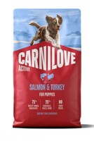 Dog Active Dry Salmon&Turkey Puppies 4kg 