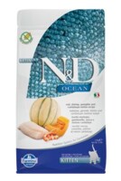 N&D OCEAN CAT Kitten Cod & Shrimp&Pumpkin&Melon 1,5kg 