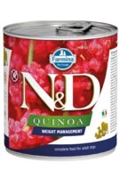 N&D DOG QUINOA Ad. Weight Mngmnt Lamb & Brocolli 285g 