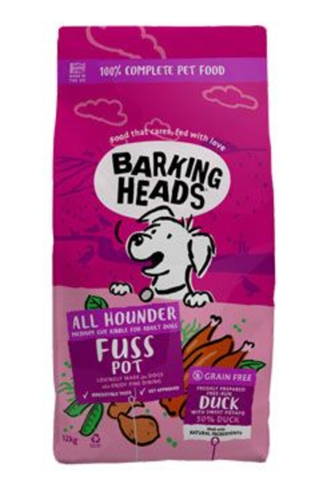 All Hounder Fuss Pot Duck 12kg