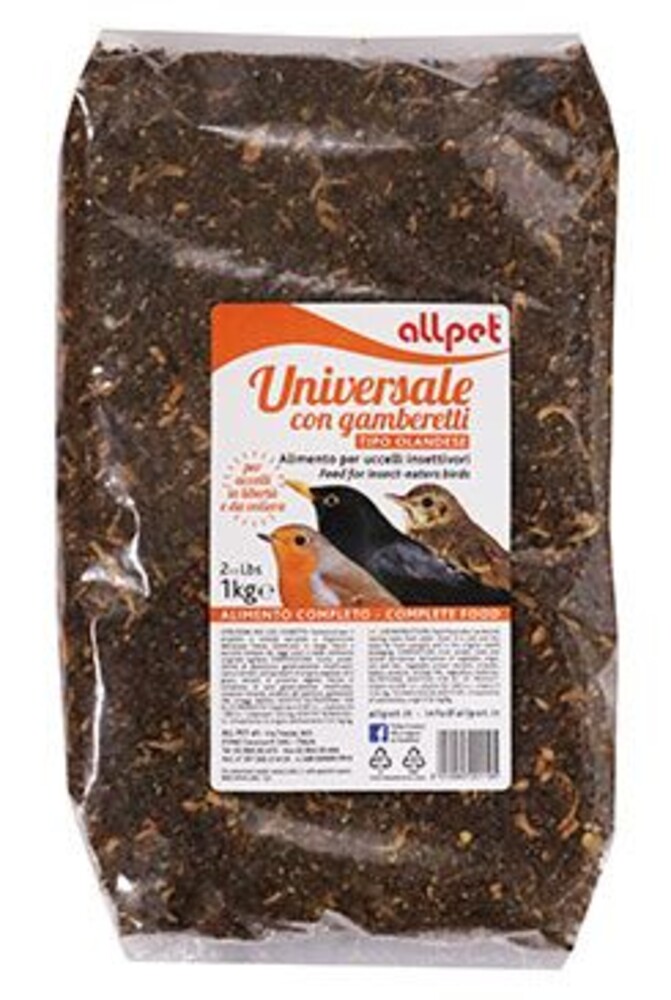 Krmivo pro Ptáky All OLANDESE měkkožravé s hmyzem 1kg