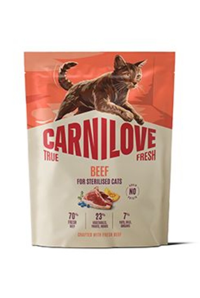 Cat True Fresh Dry Beef Steril. Ad.AB 400g