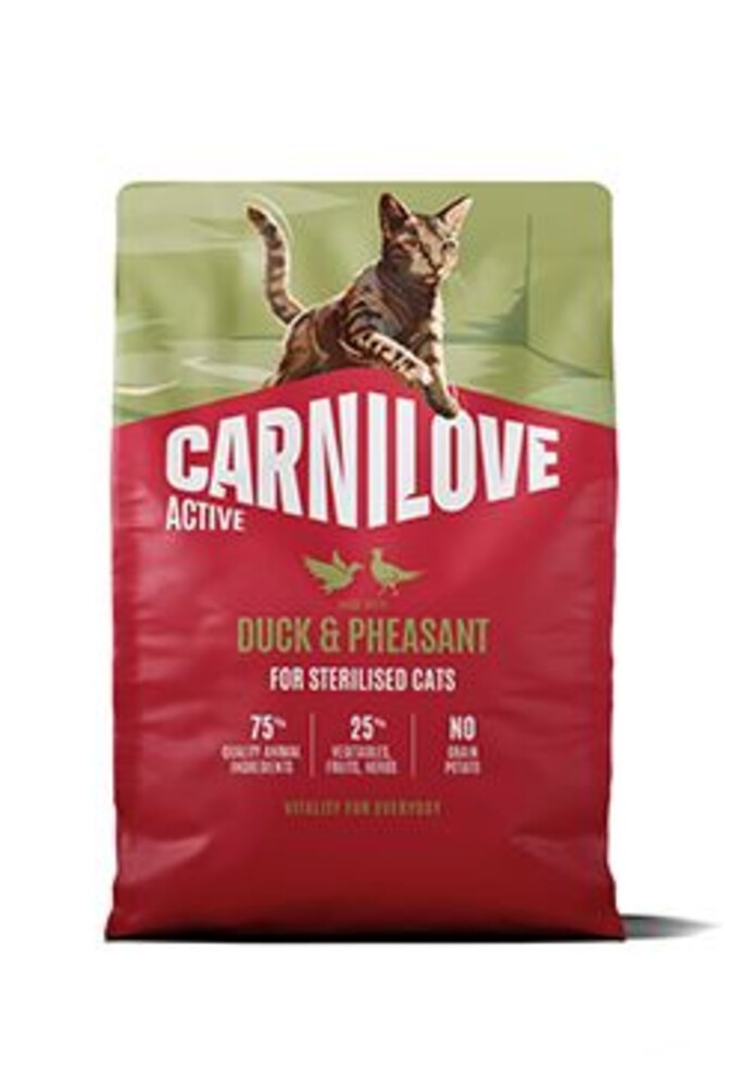 Cat Active Dry Duck&Pheas.Steril.Ad.AB 2kg