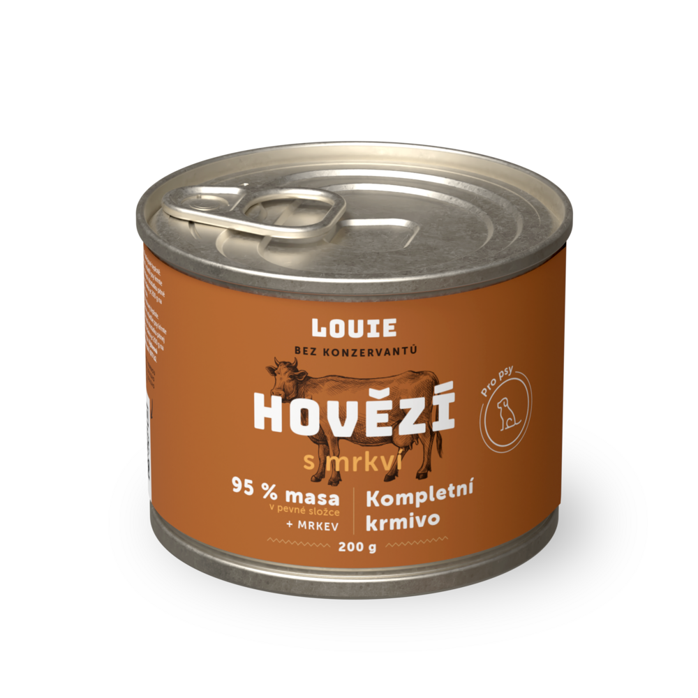 Hovězí s mrkví 200 g