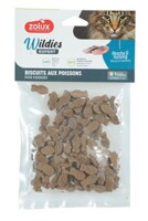 Pochoutka kočka WILDIES rybí sušenky 50g Zolux 