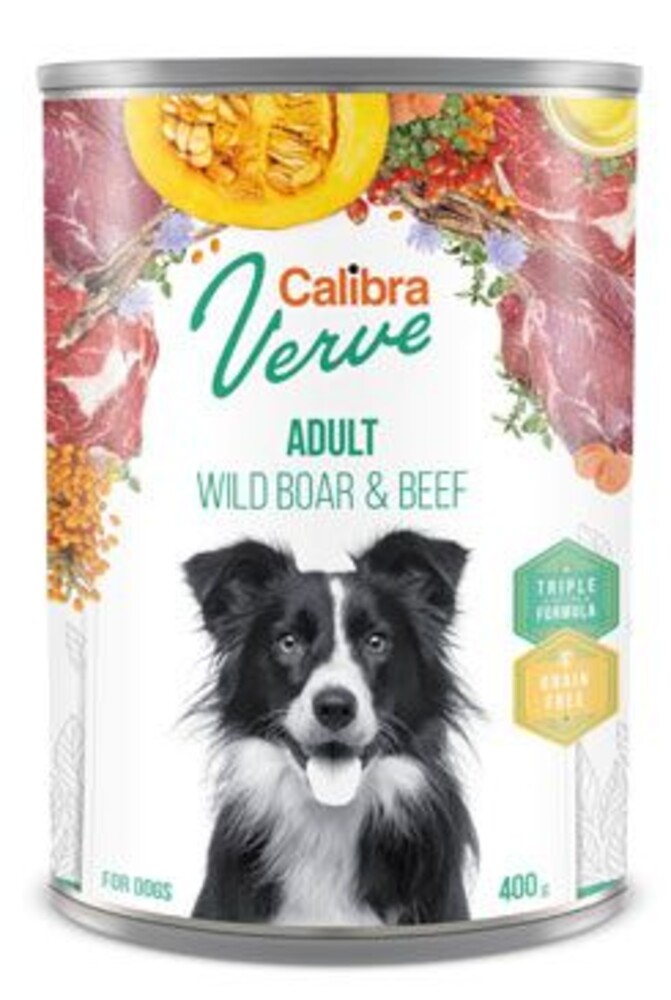 Dog Verve konz.GF Adult Wild Boar&Beef 400g