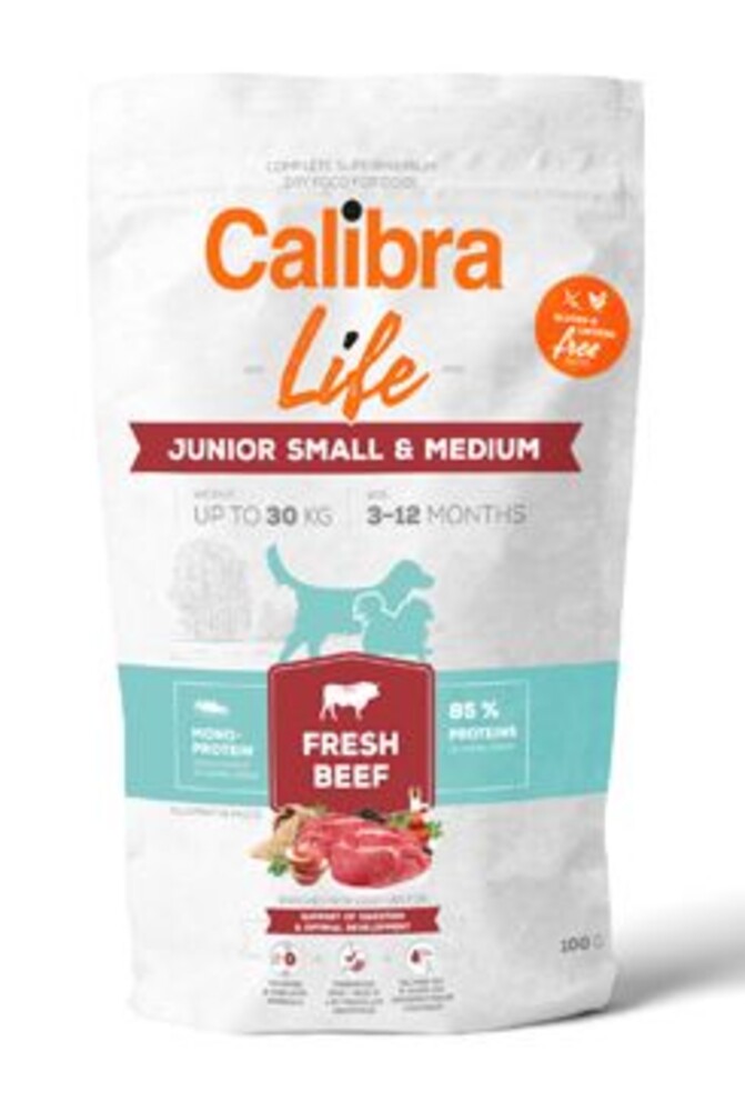 Dog Life Junior Small&Medium Fresh Beef 100g