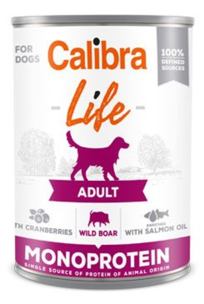 Dog Life  konz.Adult Wild boar with cran. 400g