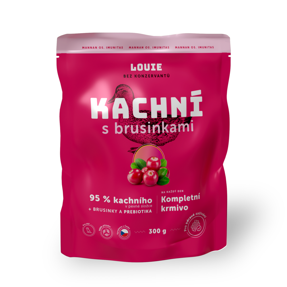Kachní kapsička s brusinkami a prebiotiky 300g