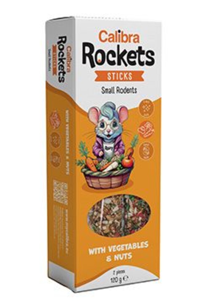 Rockets Sticks Small rodents Vegeta&Nuts 120g