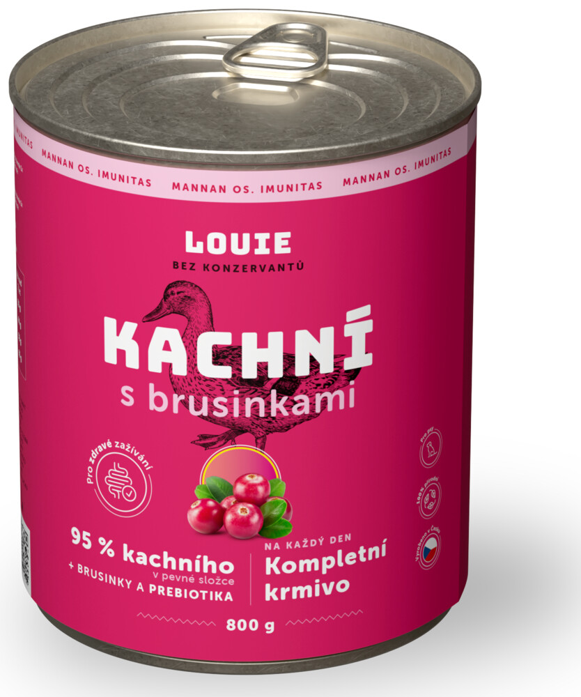 Kachní s brusinkami a prebiotiky 800g