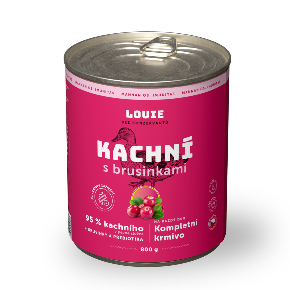 Kachní s brusinkami a prebiotiky 800g
