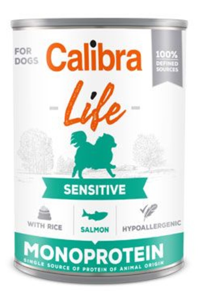 Dog Life  konz.Sensitive Salmon with rice 400g