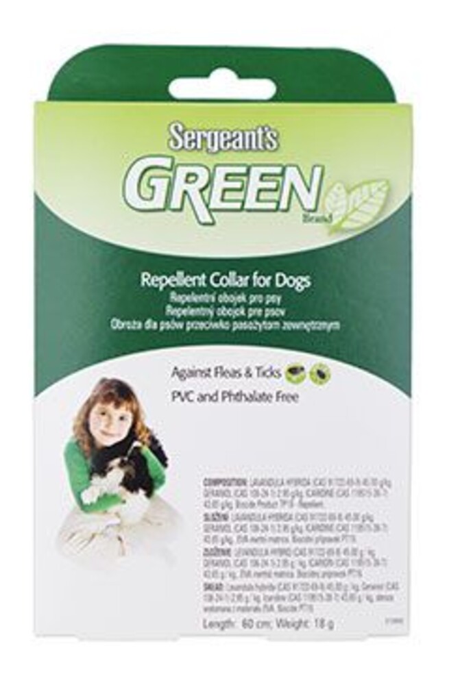 Green obojek pro psy 60cm 1ks