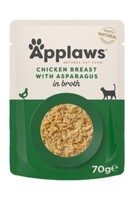 Cat kapsa Adult Broth kuř.prsa s chřestem 70g 