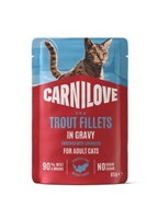 Cat Pouch Gravy Trout+Echinacea 85g 