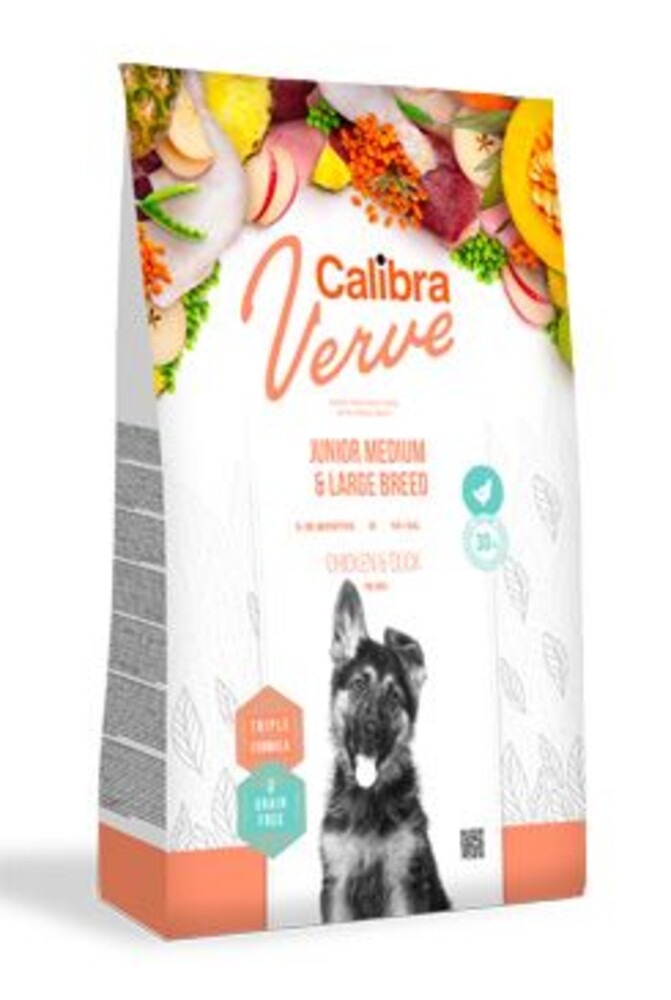 Dog Verve GF Junior M&L Chicken&Duck 2kg