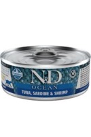 N&D CAT OCEAN Adult Tuna & Sardine & Shrimps 70g 