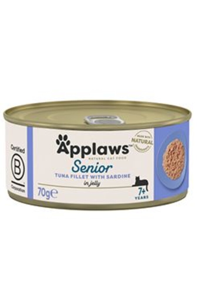 Cat konz. Senior Jelly tuňák se sardinkami 70g