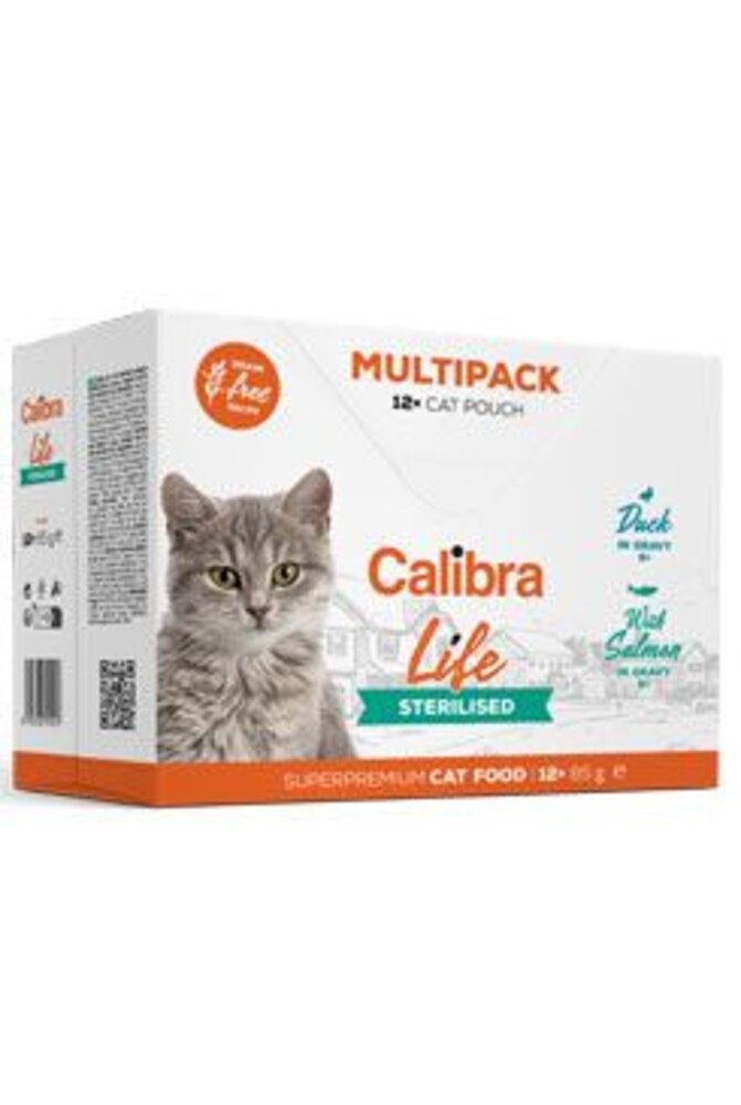 Cat Life kapsa Sterilised Multipack 12x85g