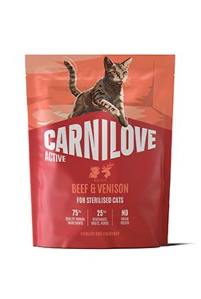 Cat Active Dry Beef&Venis.Steril.Ad.AB400g