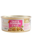 Dog konz. Toppers Broth kuře s lososem 156g 