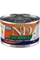 N&D DOG PUMPKIN Starter Lamb & Blueberry Mini 140g 
