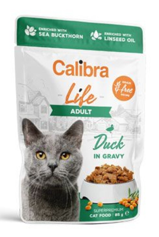 Cat Life kapsa Adult Duck in gravy 85g