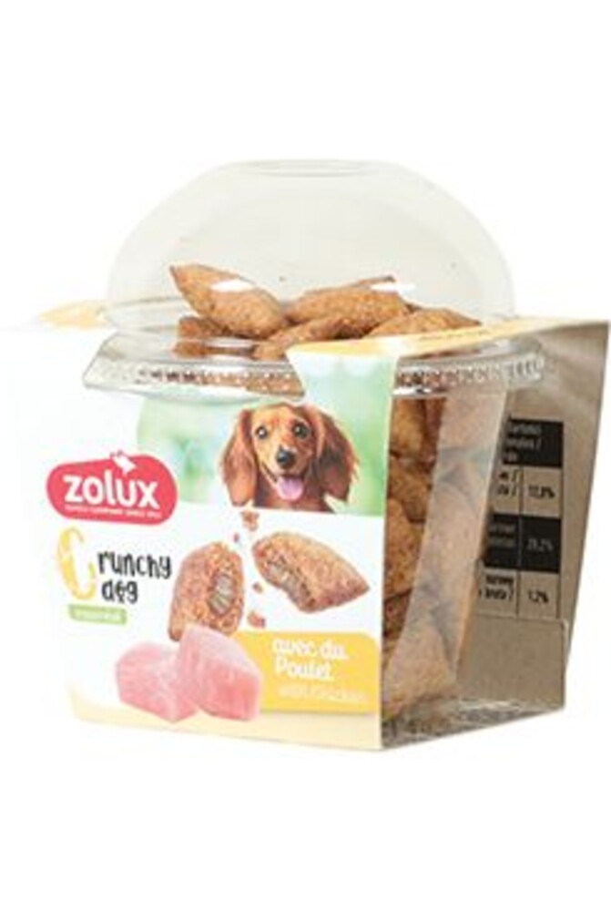 Pochoutka pes CRUNCHY Kuře 75g Zolux