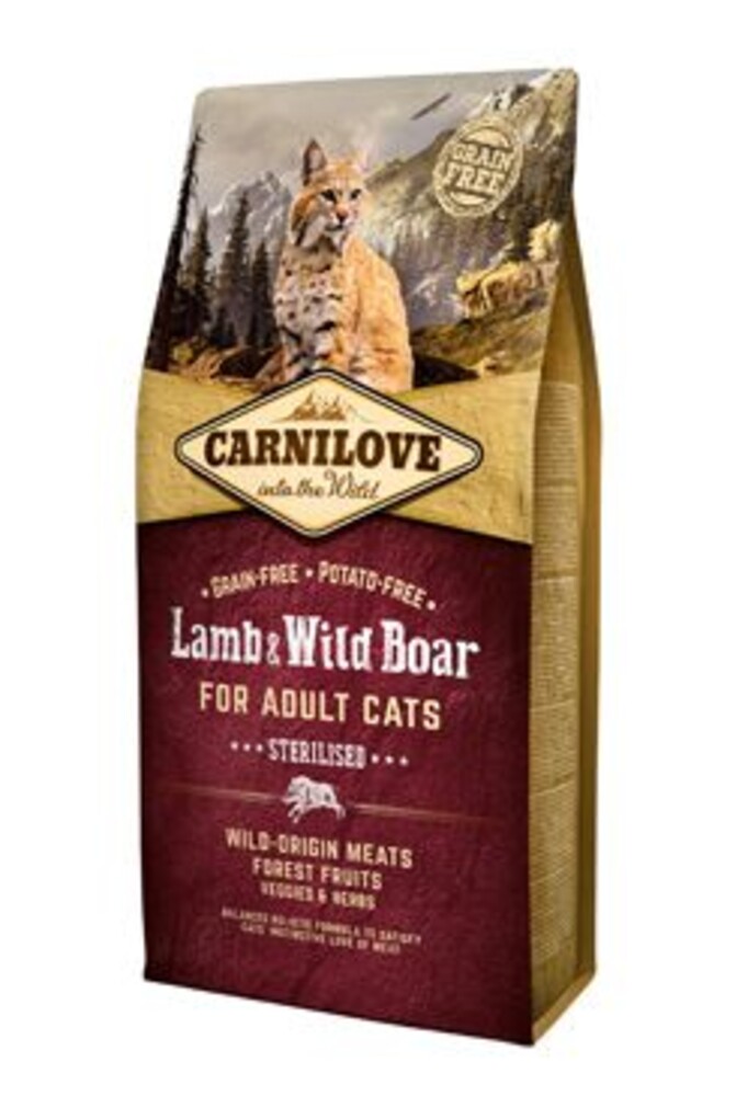 Cat Lamb & Wild Boar Adult Sterilised 6kg