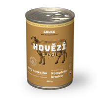 Hovězí s rýží a prebiotiky 400g 