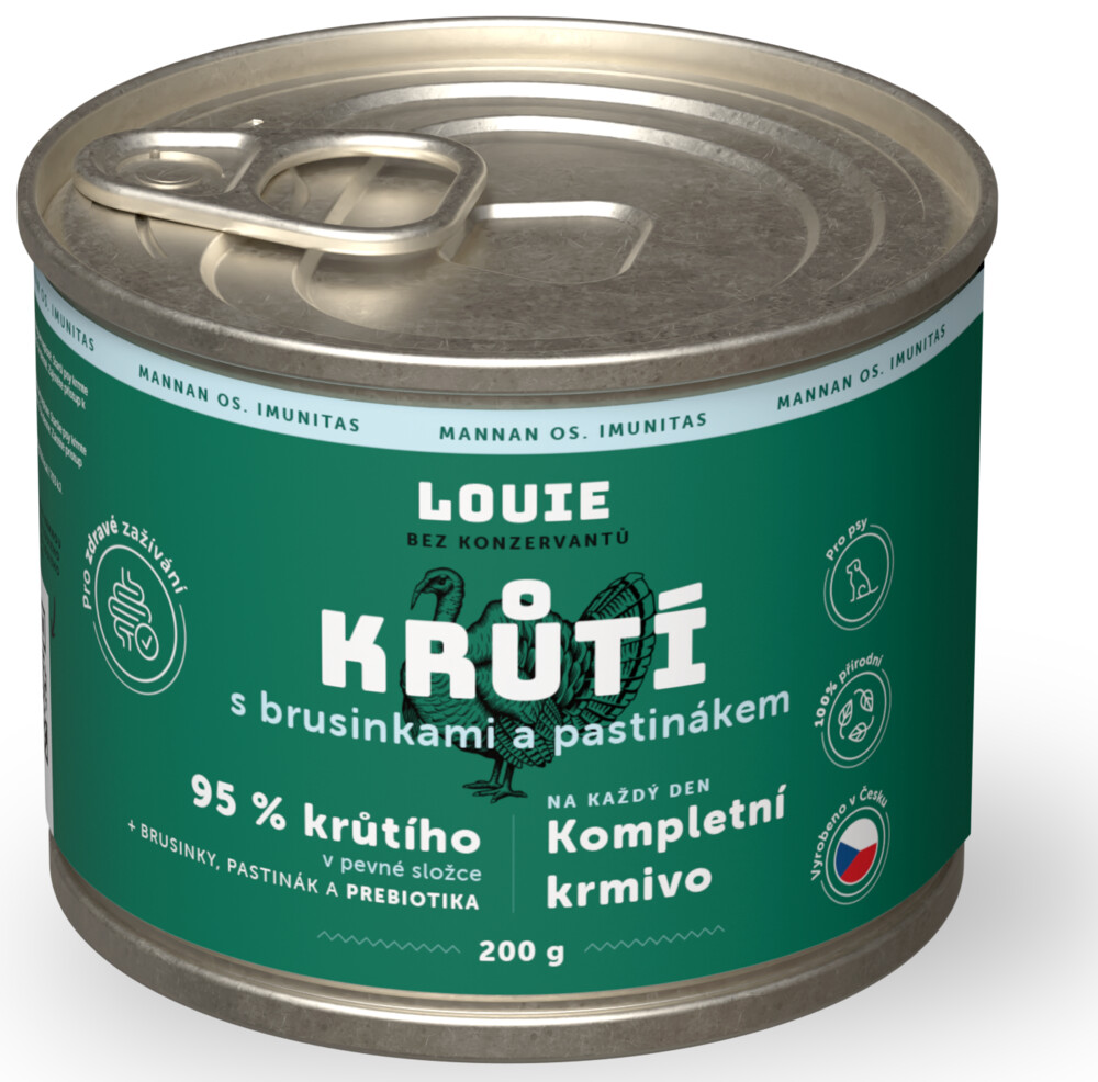 Krůtí s brusinkami, pastiňákem a prebiotiky 200g
