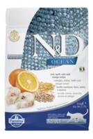 N&D OCEAN CAT LG Adult Codfish & Orange 300g 