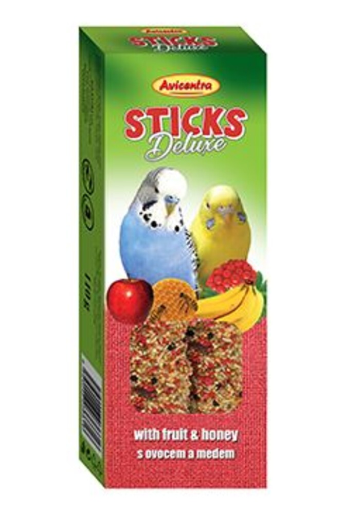tyčinky andulka - ovoce+med 2ks