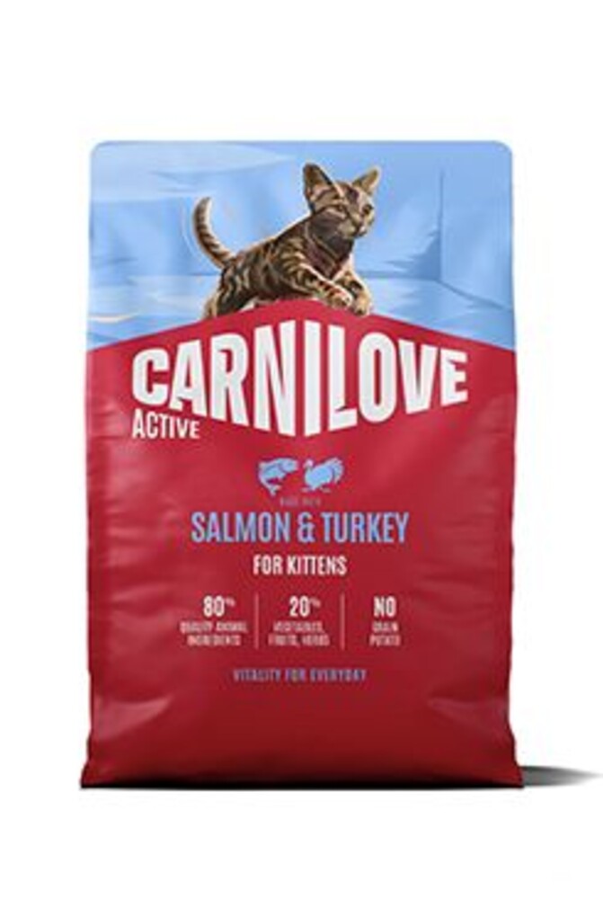 Cat Active Dry Salmon&Turkey Kittens 2kg