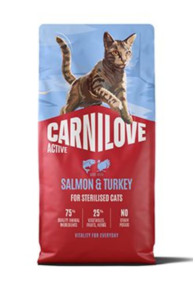 Cat Active Dry Salmon&Turkey Steril.Ad.AB6kg