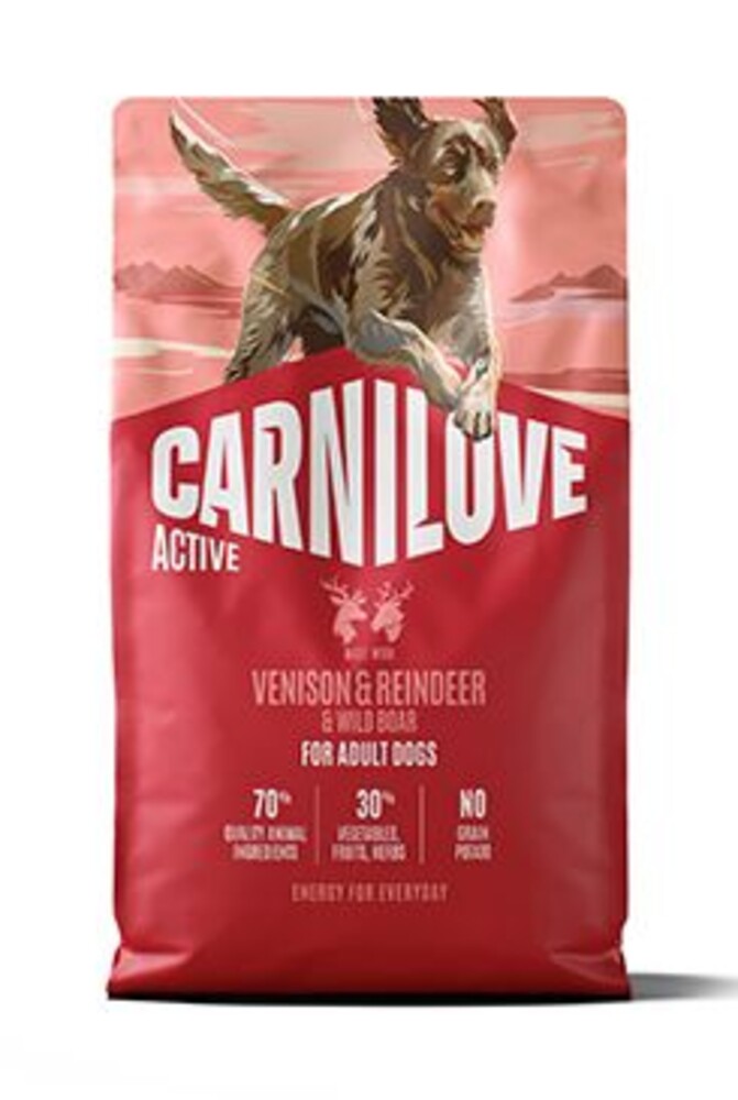 Dog Active Dry Venis&Rein&Wild AdultAB 4kg
