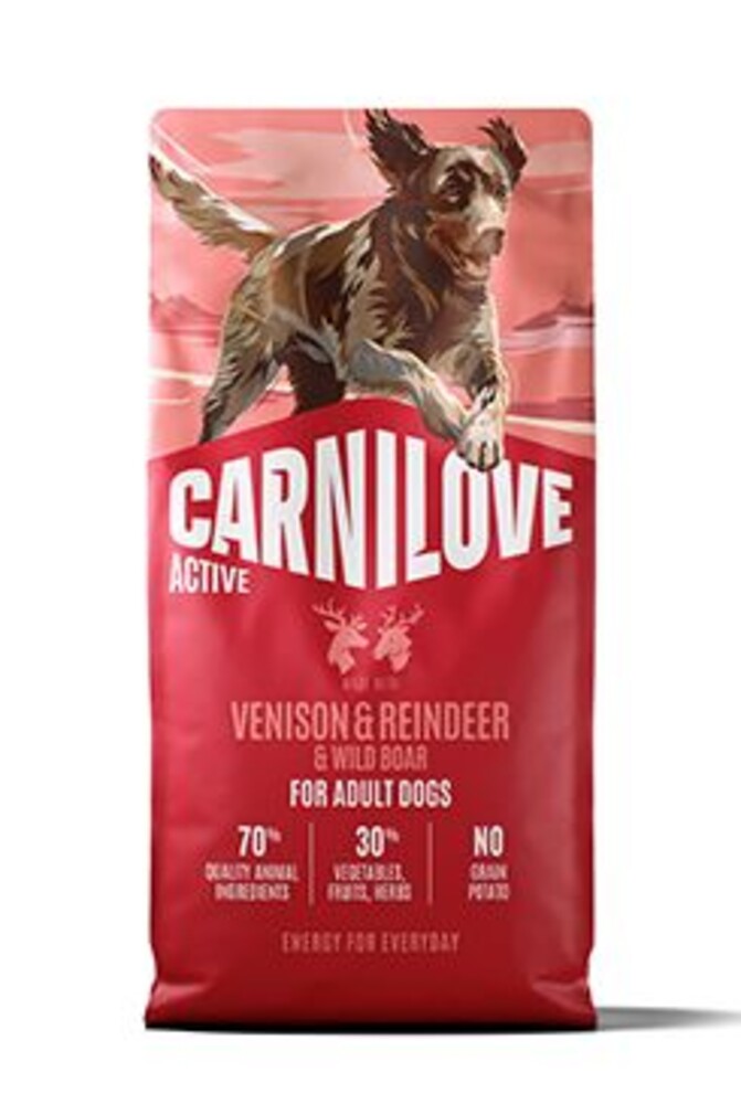 Dog Active Dry Venis&Rein&Wild AdultAB12kg
