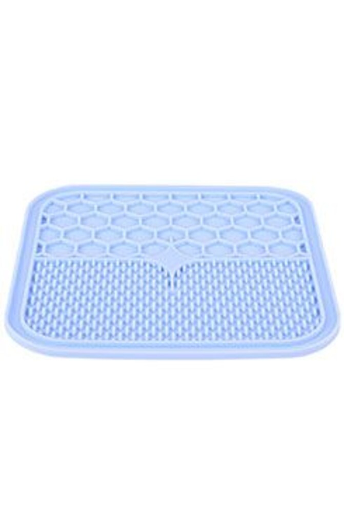 Lízací podložka pro psy SILICONE modrá L Zolux