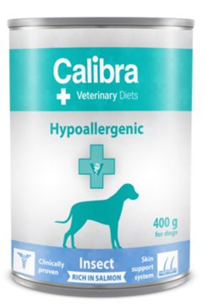 VD Dog konz. Hypoallergen. Insect&Salmon 400g