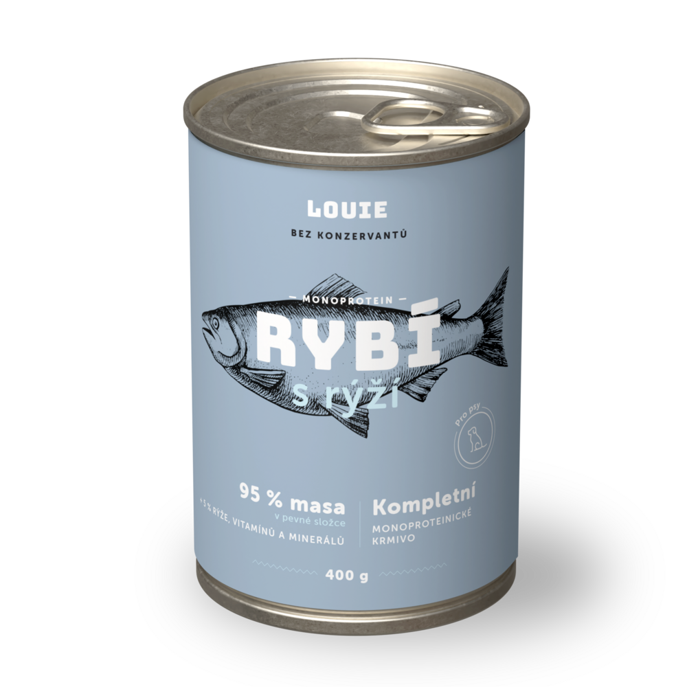 Rybí s rýží 400g