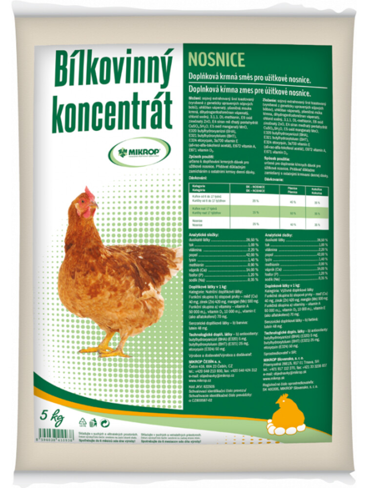 Bílkovinný koncentrát BK Nosnice, 5 kg